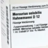 Dhu Mercurius Solubilis Hahnemanni D12 20 ml Dilution
