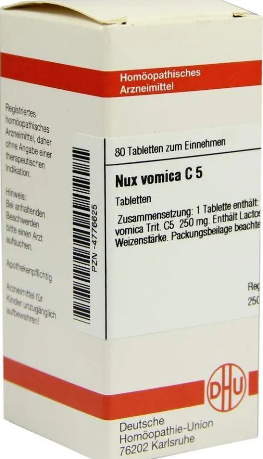 Dhu Nux Vomica C5 80 Tabletten