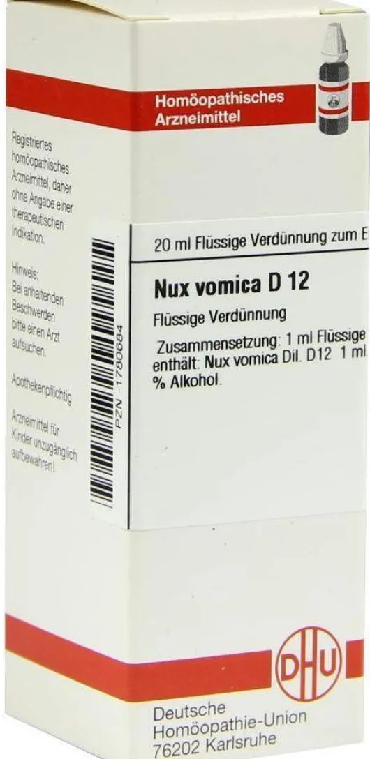 Dhu Nux Vomica D12 20 ml Dilution