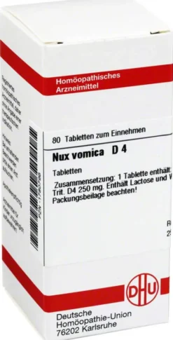 Dhu Nux Vomica D4 80 Tabletten