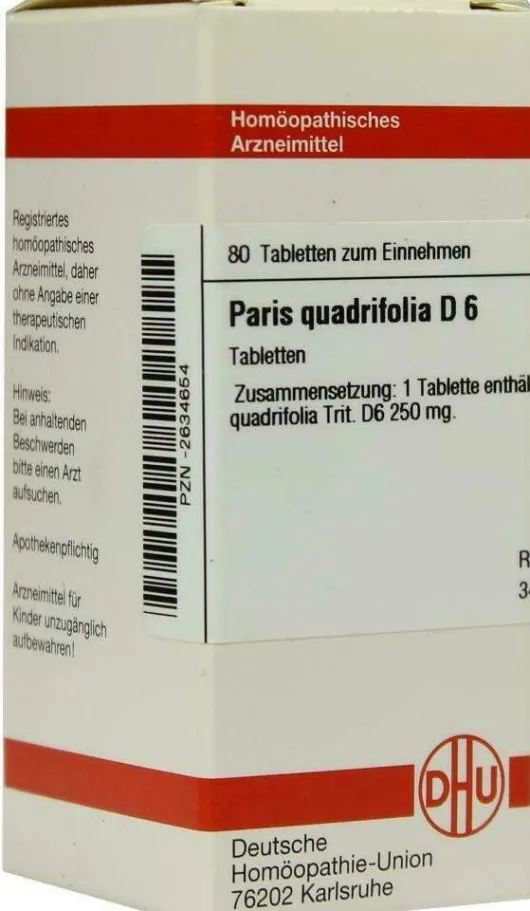 Dhu Paris Quadrifolia D6 Tabletten