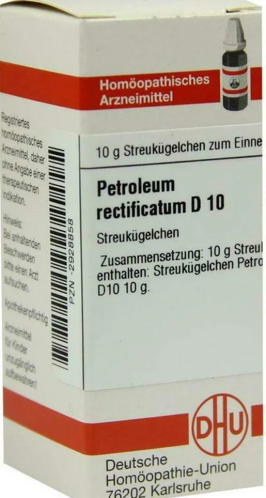 Dhu Petroleum Rectificatum D10 Globuli