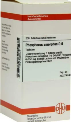 Dhu Phosphorus Amorphus D6 200 Tabletten