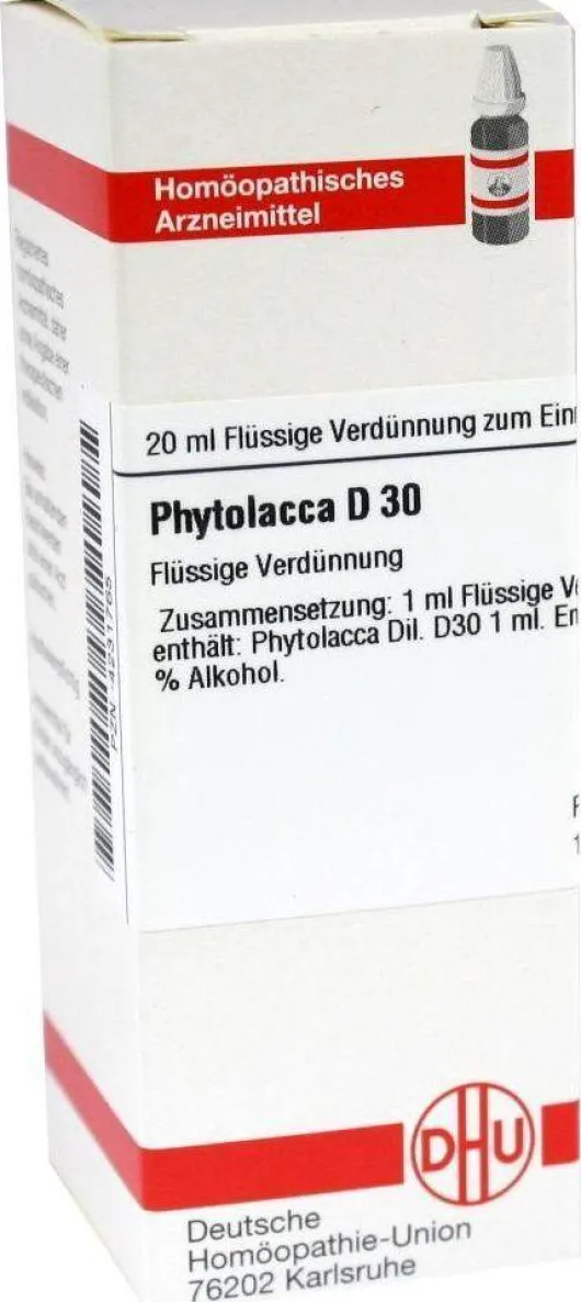Dhu Phytolacca D30 Dilution 20 ml
