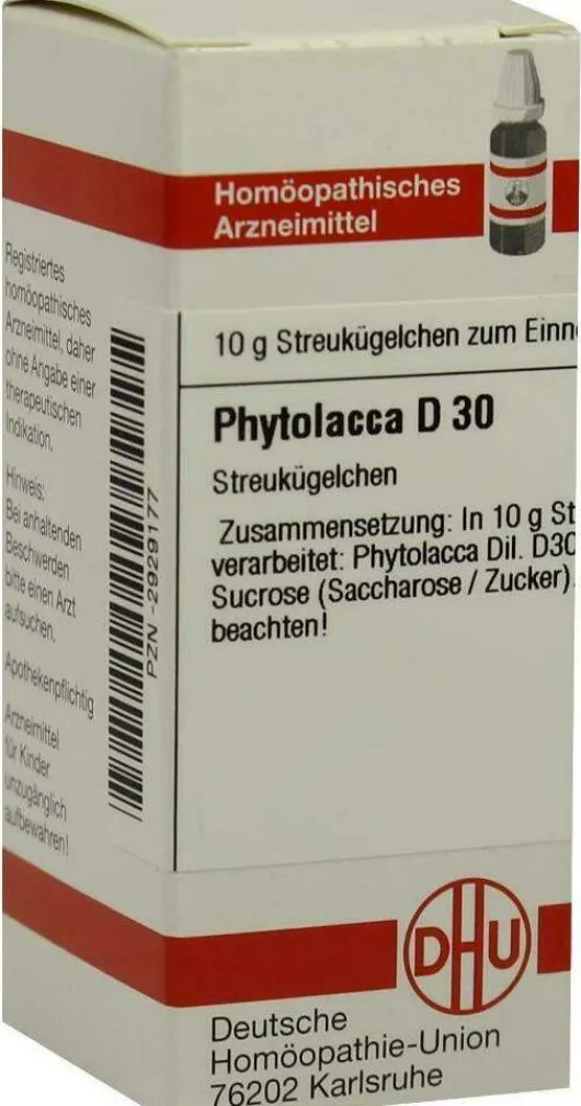 Dhu Phytolacca D30 10 G Globuli