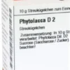 Dhu Phytolacca D2 10 G Globuli