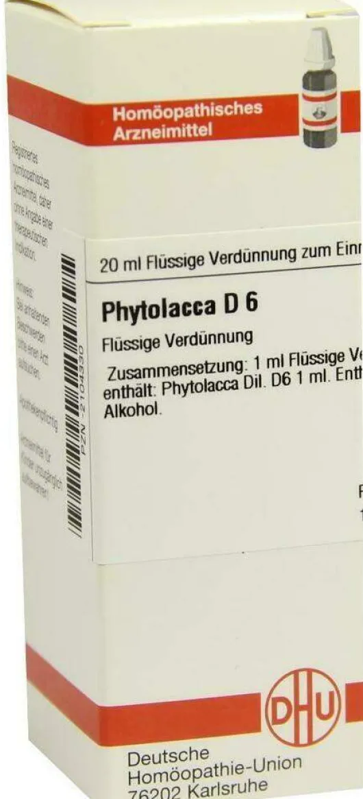 Dhu Phytolacca D6 20 ml Dilution