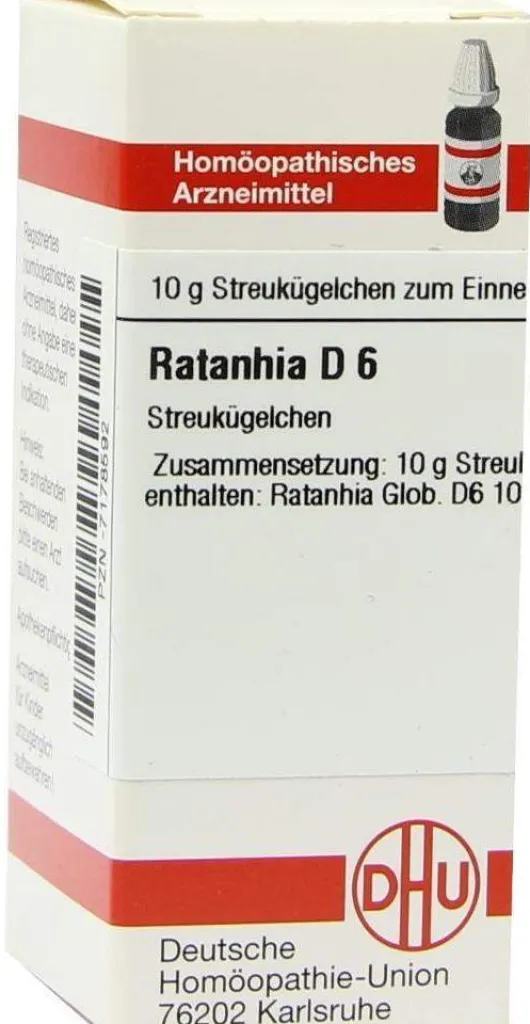 Dhu Ratanhia D6 Globuli