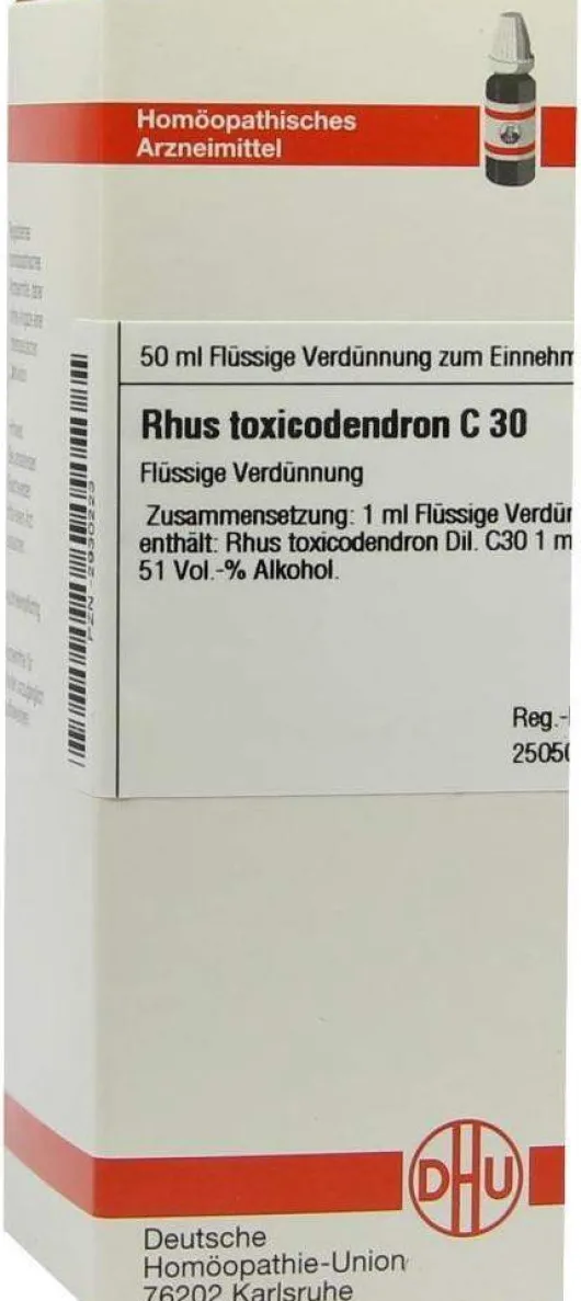 Dhu Rhus Toxicodendron C30 50 ml Dilution