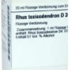Dhu Rhus Toxicodendron D30 Dilution 20 ml