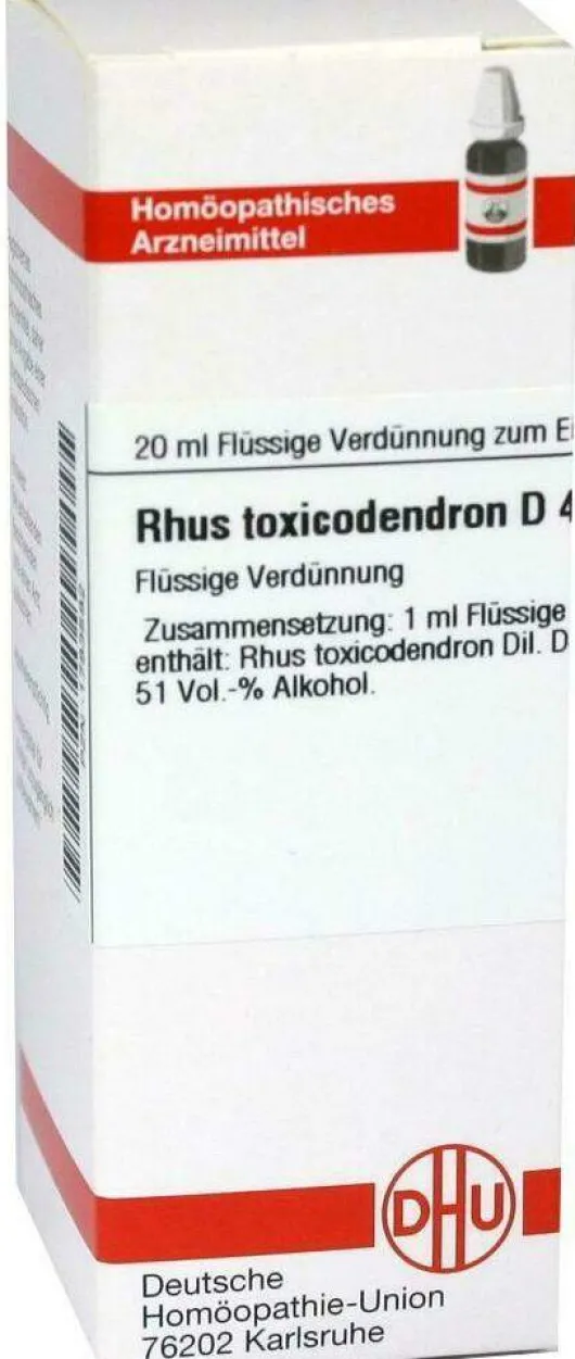Dhu Rhus Toxicodendron D4 Dilution