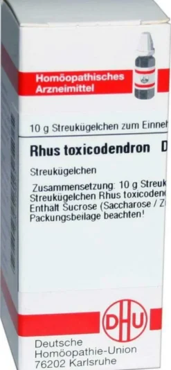 Dhu Rhus Toxicodendron D30 10 G Globuli