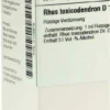 Dhu Rhus Toxicodendron D12 20 ml Dilution