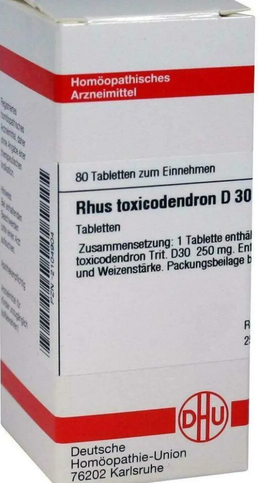 Dhu Rhus Toxicodendron D30 80 Tabletten