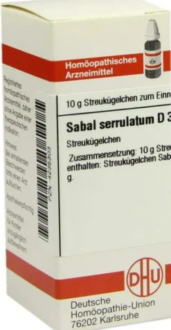 Dhu Sabal Serrulatum D3 10 G Globuli