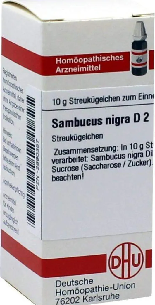 Dhu Sambucus Nigra D2 Globuli