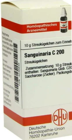 Dhu Sanguinaria C200 10 G Globuli