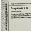 Dhu Sanguinaria C12 10 G Globuli
