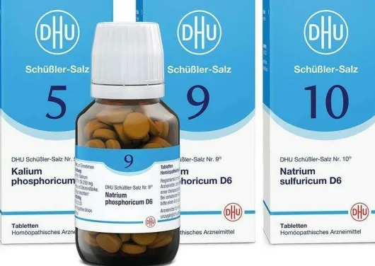 DHU Schüßler-Salze Kur mit dem Mineralsalz des Stoffwechsels Nr. 5+9+10 3 x 80 Tabletten
