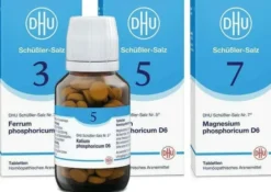 DHU Schüßler-Salze Kur mit den Mineralsalzen Nr. 3+5+7 3x 80 Tabletten