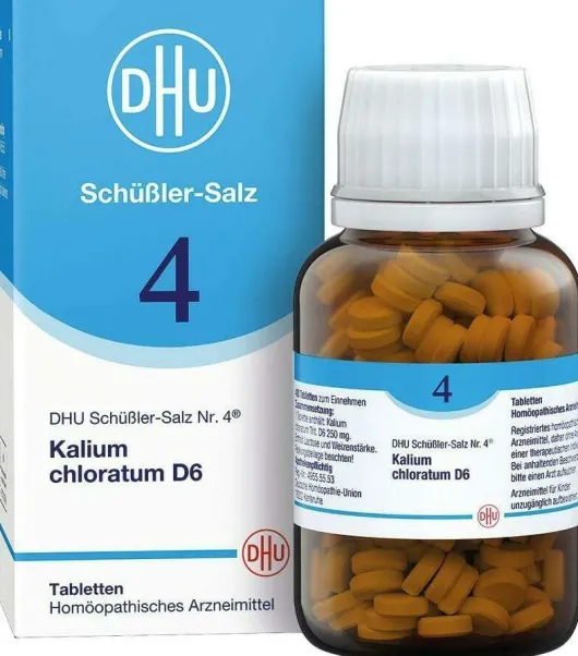DHU Schüßler-Salz Nr. 4 Kalium chloratum D6 200 Tabletten
