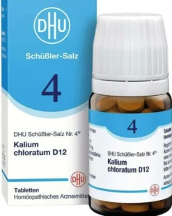 Dhu Schüßler-Salz Nr. 4 Kalium Chloratum D12 80 Tabletten