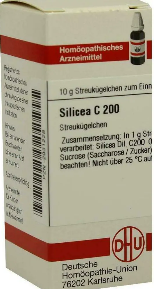 Dhu Silicea C200 10 G Globuli