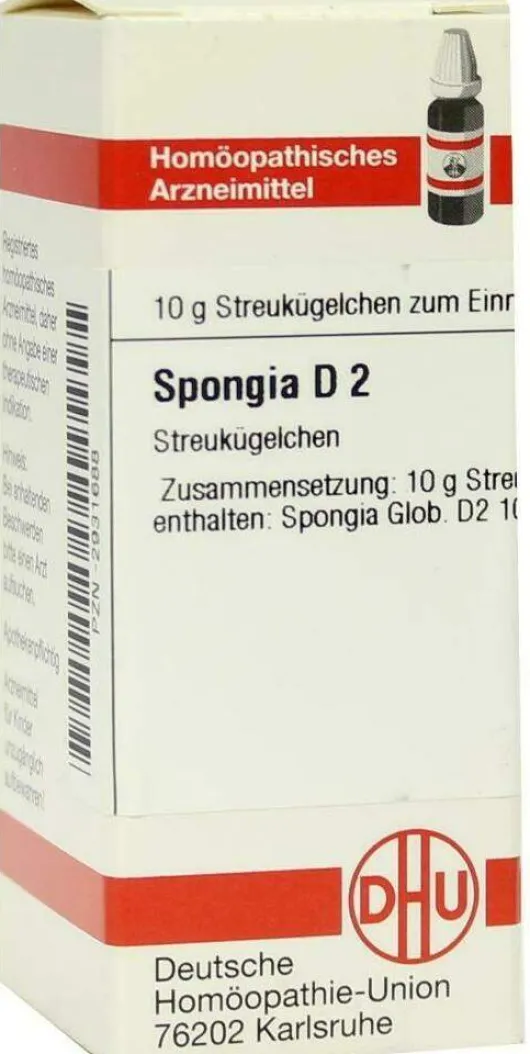 Dhu Spongia D2 10 G Globuli