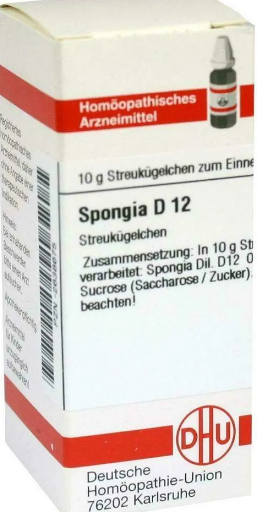 Dhu Spongia D12 10 G Globuli