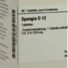 Dhu Spongia D12 80 Tabletten