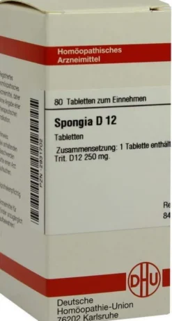 Dhu Spongia D12 80 Tabletten