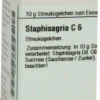Dhu Staphisagria C6 10 G Globuli
