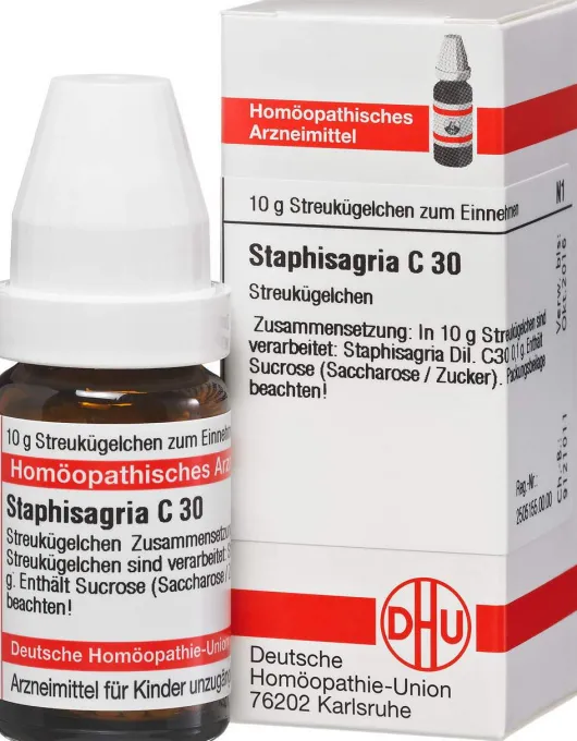 Dhu Staphisagria C30 10 G Globuli