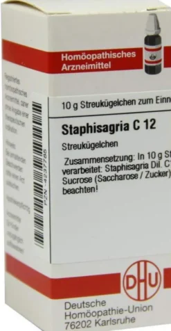 Dhu Staphisagria C12 10 G Globuli