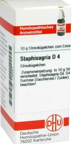 Dhu Staphisagria D4 10 G Globuli