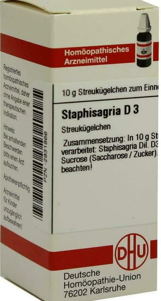 Dhu Staphisagria D3 10 G Globuli