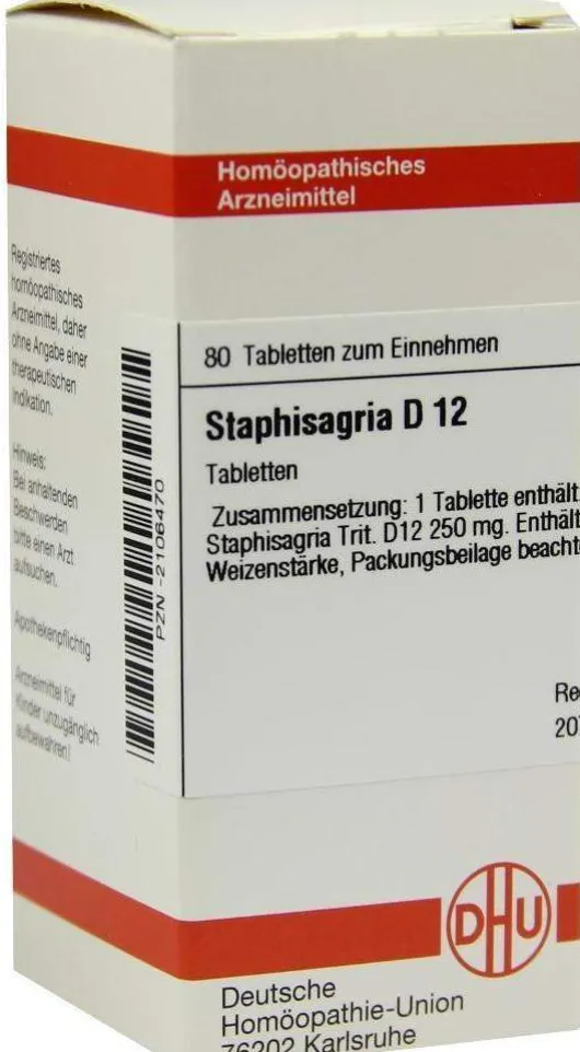 Dhu Staphisagria D12 80 Tabletten