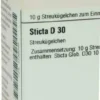 Dhu Sticta D30 10 G Globuli