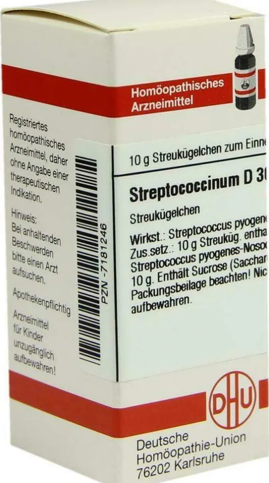 Dhu Streptococcinum D30 10 G Globuli