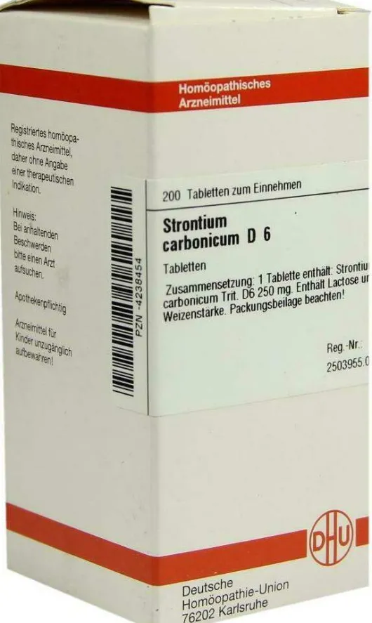 Dhu Strontium Carbonicum D6 200 Tabletten