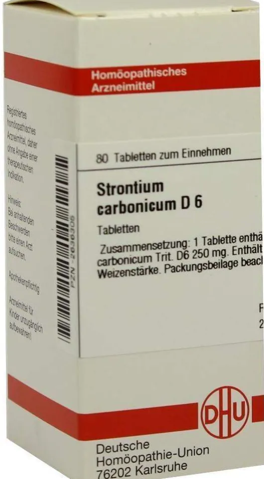 Dhu Strontium Carbonicum D6 80 Tabletten