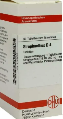 Dhu Strophanthus D4 80 Tabletten