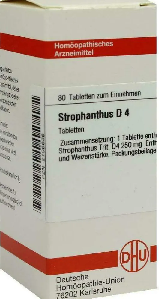 Dhu Strophanthus D4 80 Tabletten