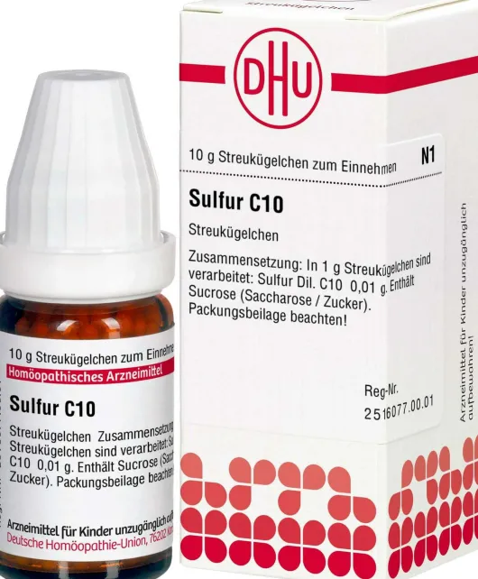 Dhu Sulfur C10 10 G Globuli