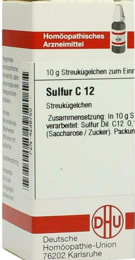 Dhu Sulfur C12 10 G Globuli