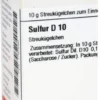 Dhu Sulfur D10 10 G Globuli