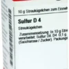 Dhu Sulfur D4 10 G Globuli