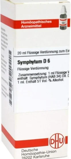 Dhu Symphytum D6 20 ml Dilution