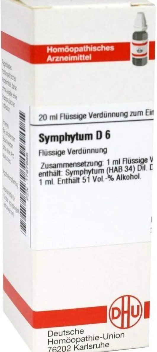 Dhu Symphytum D6 20 ml Dilution