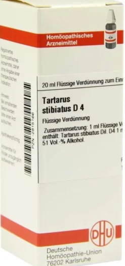 Dhu Tartarus Stibiatus D4 20 ml Dilution